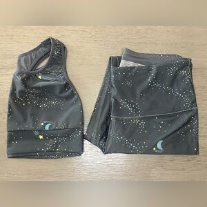 Victoria’s Secret Sport Starry Night Leggings and Bra Tap - Size Medium